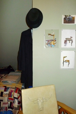 Malia Jensen’s studio, 2009