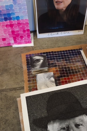 Chuck Close’s studio, 2013